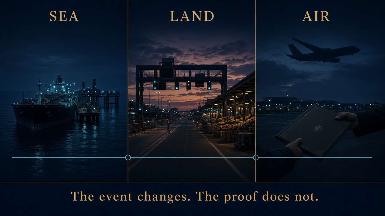 Sea land air